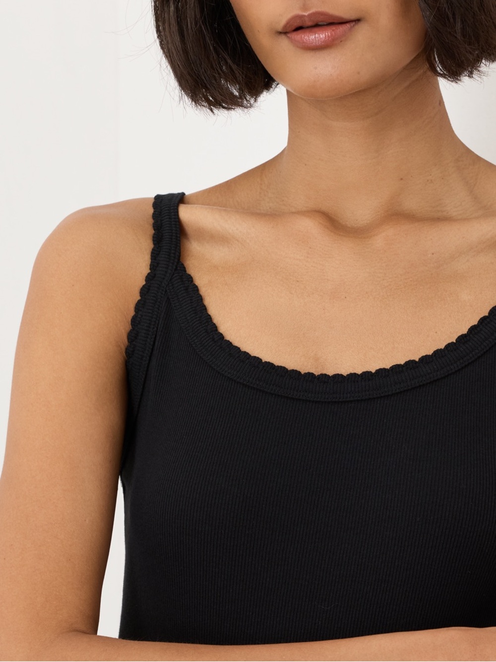 NWT/NIB • Pact Organic Dream Rib Cami in Black • Women’s XL - Picture 4 of 13